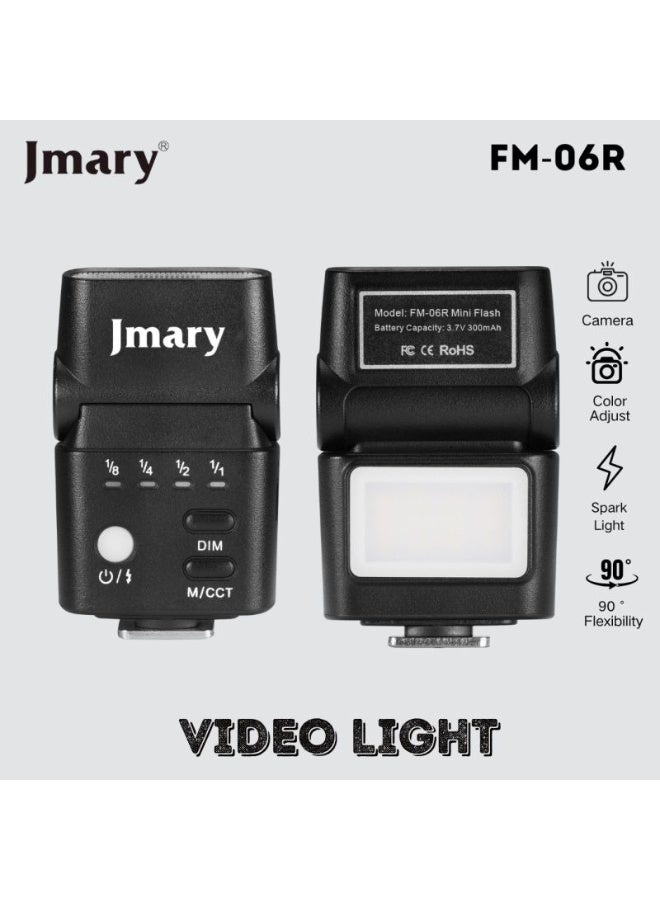 Jmary FM-06R Speedlite for Studio and Outdoor Photography - Image 1